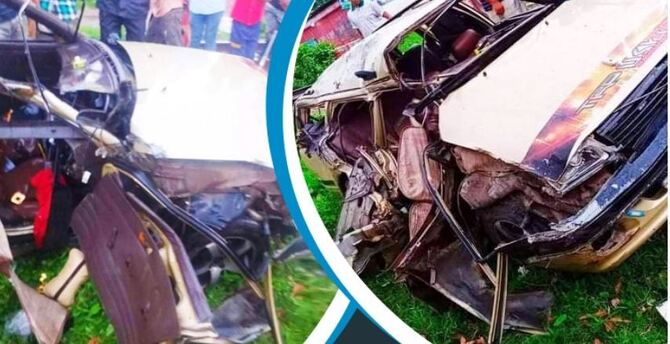 পুলিশবাহী প্রাইভেটকারকে ৫০ গজ টেনেহিঁচড়ে নিয়ে গেল ট্রেন, আহত ৩