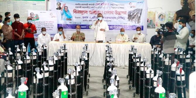 রাসিকের হটলাইনে কল করলেই মিলবে বিনামূল্যের অক্সিজেন