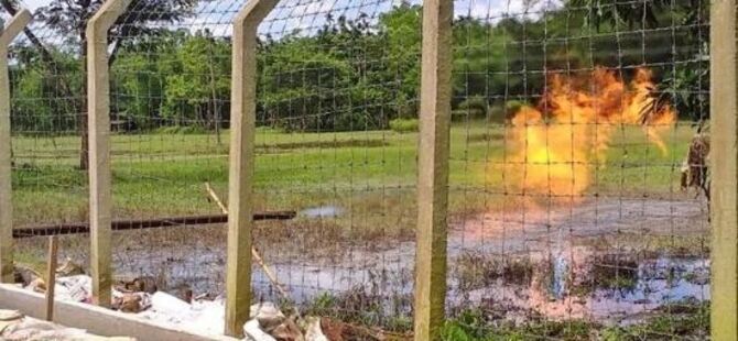 জকিগঞ্জে `নতুন গ্যাসকূপ’, সফলভাবে জ্বলল শিখা