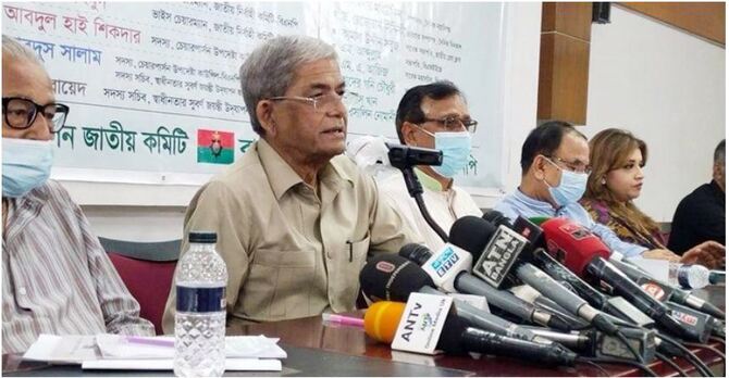 খালেদার অসুস্থতার খবর চাপা দিতে পরীমনিকে সামনে আনা : ফখরুল