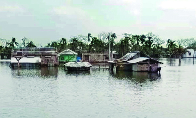 প্রতাপনগরের ২৫ হাজার মানুষ এখনো পানিবন্দি