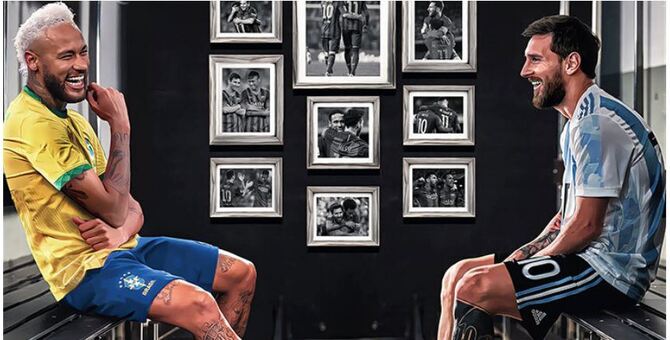 ব্রাজিল-আর্জেন্টিনা স্বপ্নের ফাইনাল, আক্ষেপ ঘুচবে মেসির!