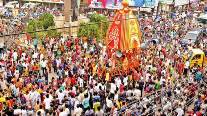 ঐতিহ্যবাহী রথযাত্রা শুরু আজ