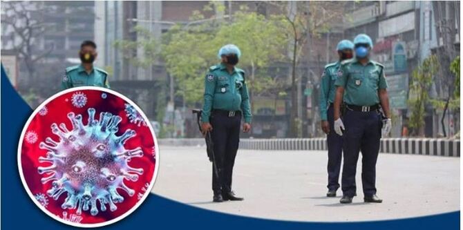 ১০ দিনে ৬১৩ পুলিশ সদস্য করোনায় আক্রান্ত