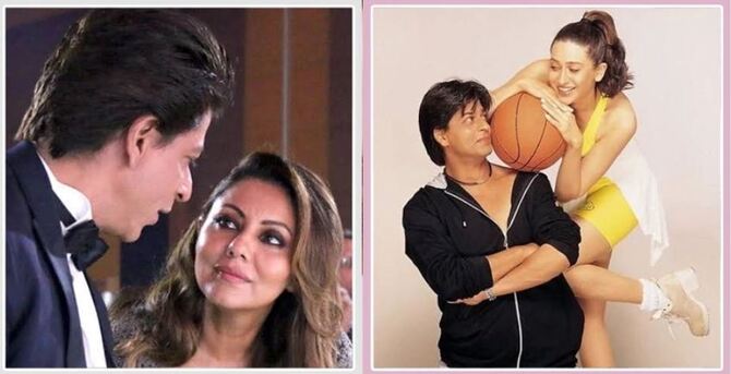 কারিশমার সঙ্গে শাহরুখকে অসহ্য লেগেছিল তার স্ত্রী গৌরির