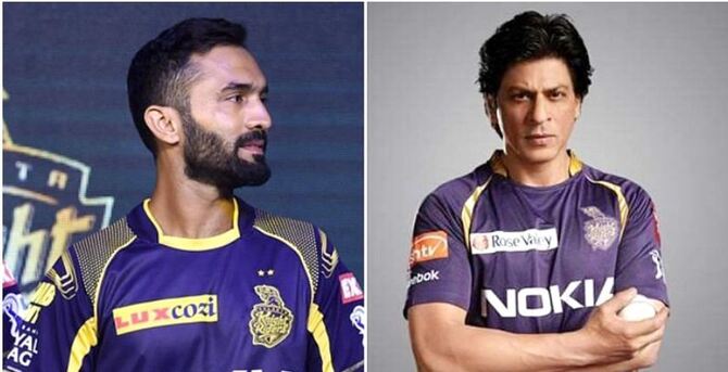 ক্রিকেটার দীনেশ কার্তিকের জন্য প্রাইভেট বিমান এনেছিলেন শাহরুখ