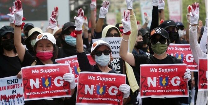 মিয়ানমার জান্তার বিরুদ্ধে ‘প্রতিরোধ যুদ্ধ’ ঘোষণা ছায়া সরকারের
