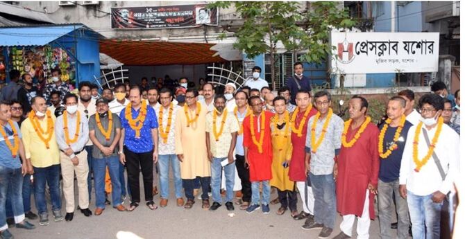 যশোর প্রেসক্লাবের সভাপতি জাহিদ সম্পাদক তৌহিদুর