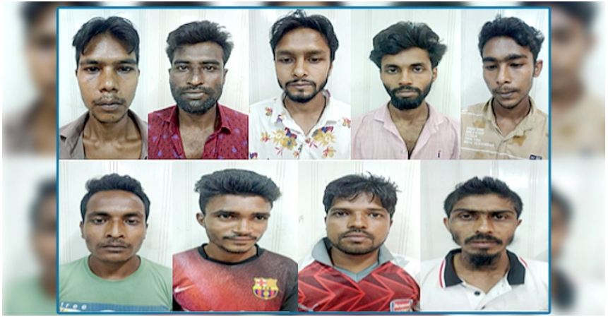 ময়মনসিংহে ডাকাতির প্রস্তুতিকালে গ্রেফতার ৯