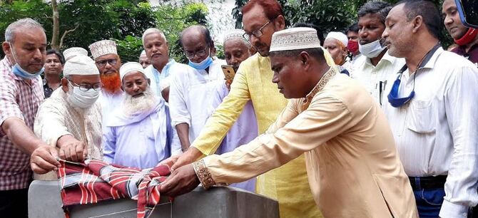 বোদায় রাবেয়া-রাজ্জাক ইসলামী শিক্ষা নিকেতন ভিত্তিপ্রস্তর স্থাপন
