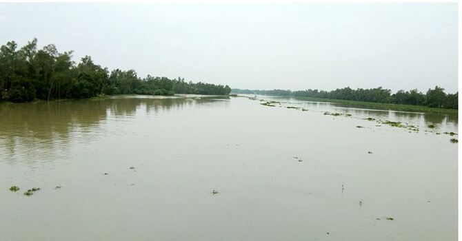 জামালপুরে বিপৎসীমার ওপরে যমুনার পানি, ফসলি জমির ক্ষয়-ক্ষতি