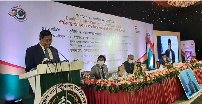 ৮ বছরে চাল উৎপাদন দ্বিগুণ করবে সরকার