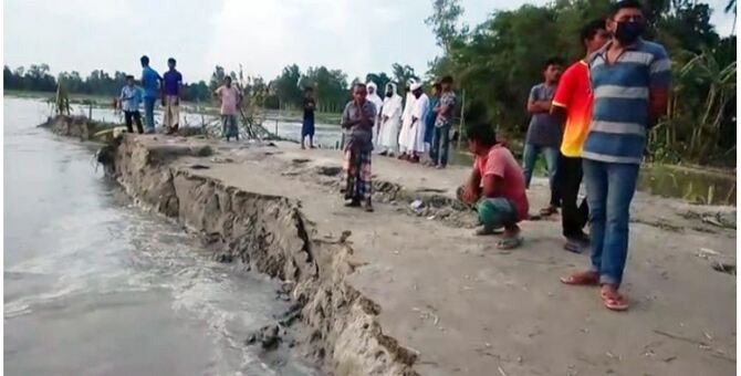তিস্তায় বিলীন শত শত বসতভিটা-স্থাপনা, দুর্ভোগে ভাঙনকবলিতরা