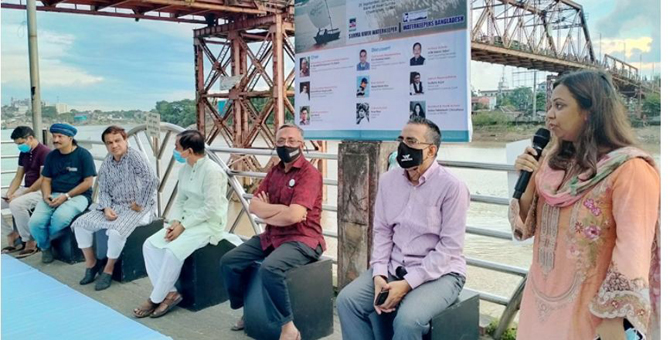 সুরমার তীরে ‘রিভার টকি’: নদীর প্রতি মানবিক হওয়ার আহ্বান