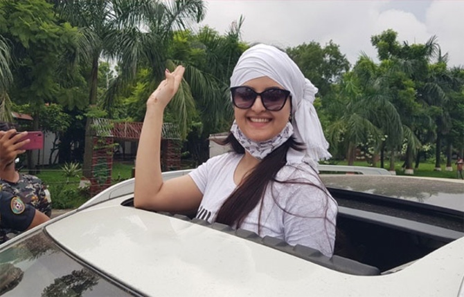 মুক্তি পেলেন পরীমনি