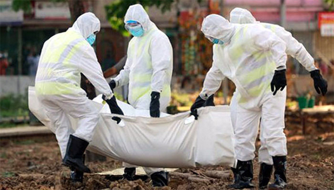 দেশে করোনায় ২৪ ঘন্টায় ৫৮ জনের মৃত্যু, শনাক্ত ২৫৮৮