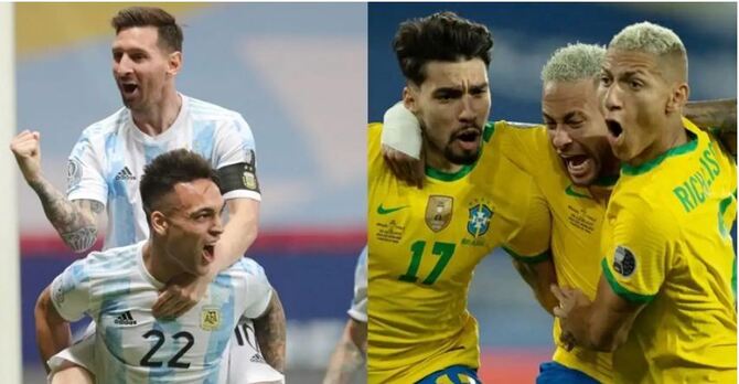 রাতে ব্রাজিল-আর্জেন্টিনা সুপার ক্লাসিকো