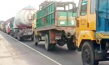 সিরাজগঞ্জে মহাসড়কে ১৭ কিলোমিটার যানজট