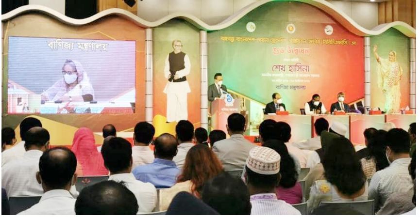 পূর্বাচলে প্রদর্শনী কেন্দ্রের উদ্বোধন করলেন প্রধানমন্ত্রী