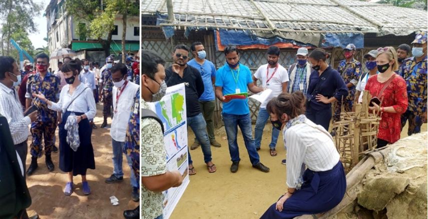 রোহিঙ্গা ক্যাম্প পরিদর্শন করলেন সুইডেনের রাষ্ট্রদূত