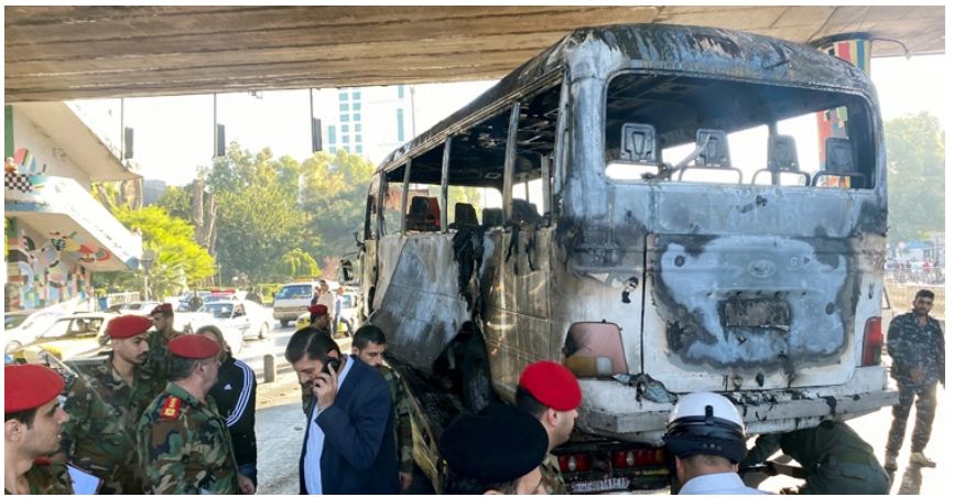 সিরিয়ায় বোমা হামলায় ১৩ সেনা নিহত