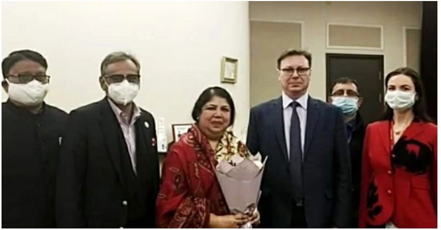 সেন্ট পিটার্সবার্গ পৌঁছেছেন স্পিকার