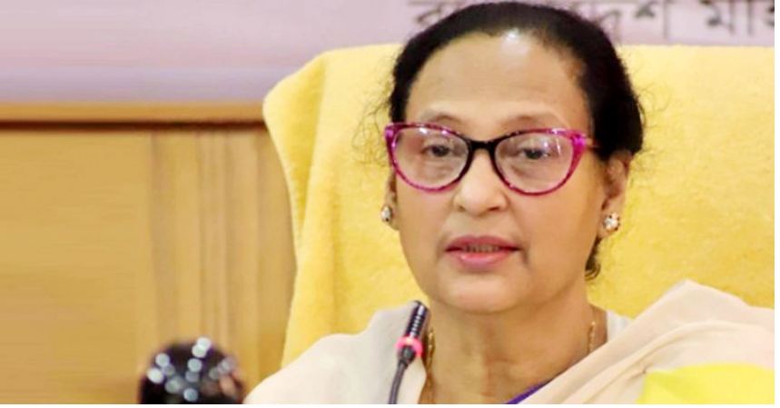 করোনায় আক্রান্ত মহিলা ও শিশু বিষয়ক প্রতিমন্ত্রী