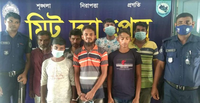 ভ্রাম্যমান আদালতে ৭ মাদক সেবীর সাজা