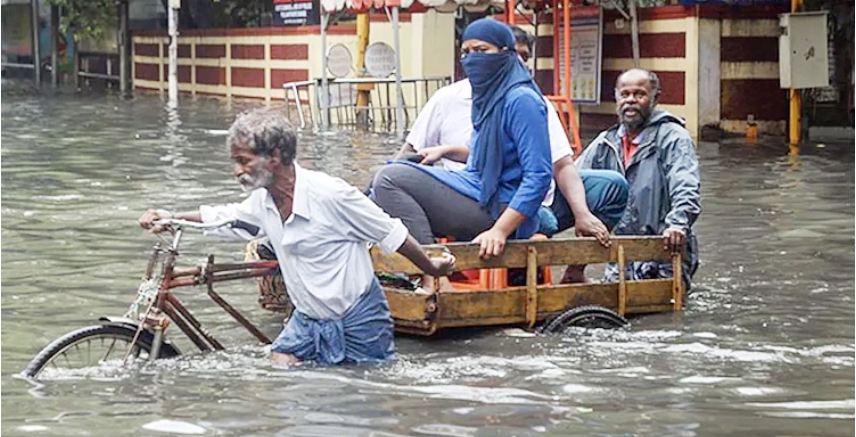 তামিলনাড়ুতে বন্যায় মৃত্যু বেড়ে ৫, সতর্কতা জারি