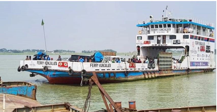 শিমুলিয়া-বাংলাবাজার নৌরুটে বিকেল ৪টা পর্যন্ত চলবে ফেরি