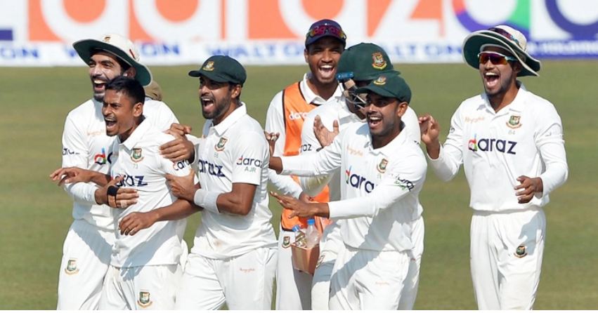 তাইজুলের ৭ উইকেট, ৪৪ রানের লিড পেলো বাংলাদেশ