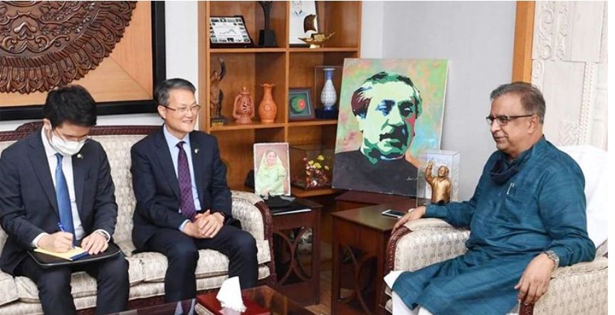 সংস্কৃতি প্রতিমন্ত্রীর সঙ্গে দক্ষিণ কোরিয়ার রাষ্ট্রদূতের সাক্ষাৎ