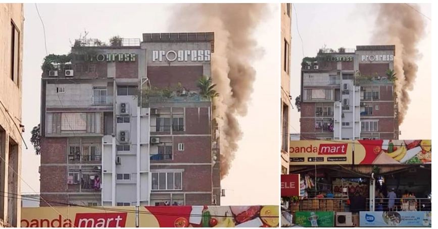 গুলশানে ভবনে আগুন, নিয়ন্ত্রণে ৭ ইউনিট
