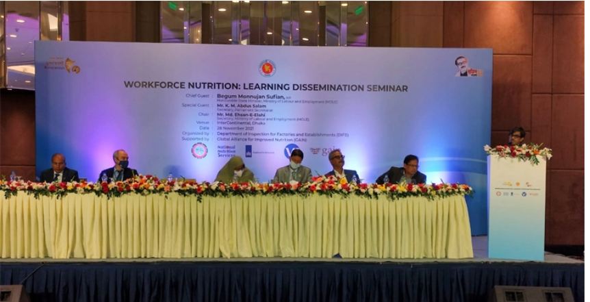 উৎপাদন বাড়াতে শ্রমিকদের পুষ্টিকর খাবার নিশ্চিত জরুরি