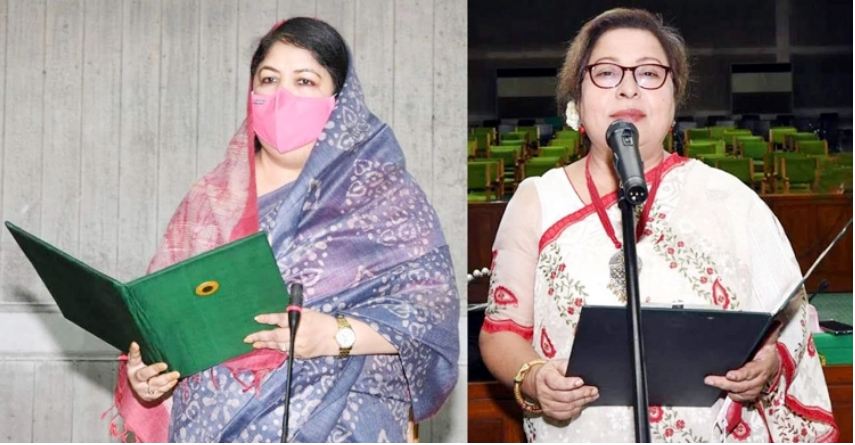 এমপি হিসেবে শপথ নিলেন মেরিনা জাহান