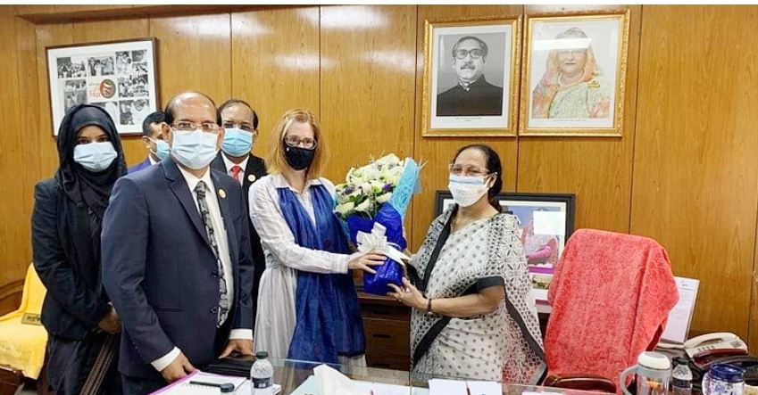 প্রতিমন্ত্রীর সঙ্গে সুইডেন ও সুইজারল্যান্ডের রাষ্ট্রদূতের সাক্ষাৎ