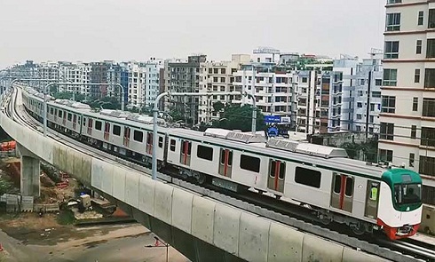 উত্তরা-আগারগাঁও রুটে রোববার পরীক্ষামূলকভাবে চলবে মেট্রোরেল