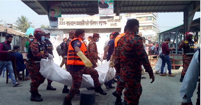 লঞ্চে অগ্নিকাণ্ড: আজও পাওয়া গেলো দুই মরদেহ