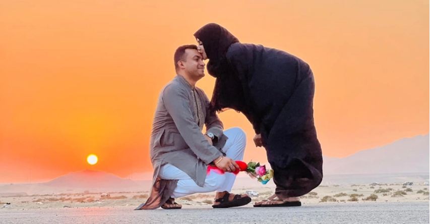 সৌদি আরবে অস্ত যাচ্ছে সূর্য, স্বামীর সঙ্গে রোমান্টিক এক নতুন মাহি