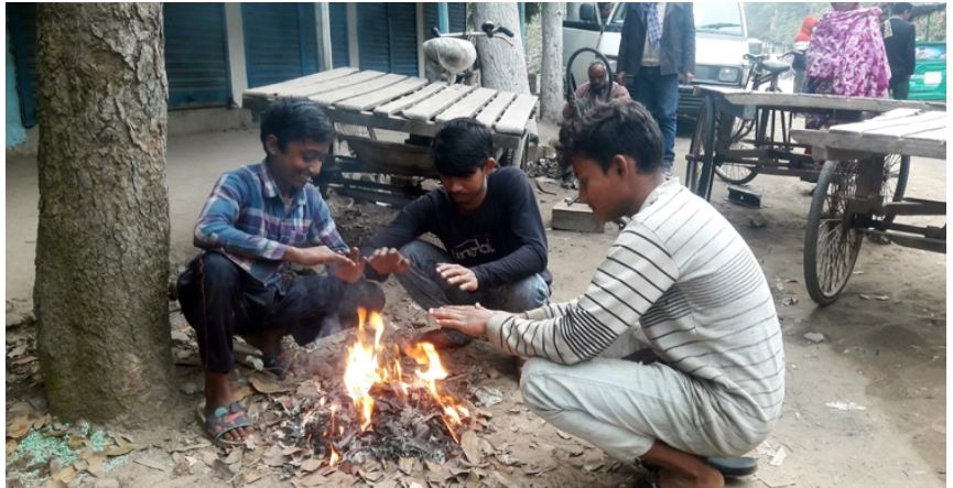 দিনাজপুরে গুঁড়ি গুঁড়ি বৃষ্টি