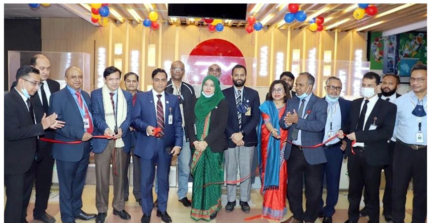 নববর্ষে নতুন সাজে শাহজালালের অভ্যন্তরীণ টার্মিনাল কাউন্টার