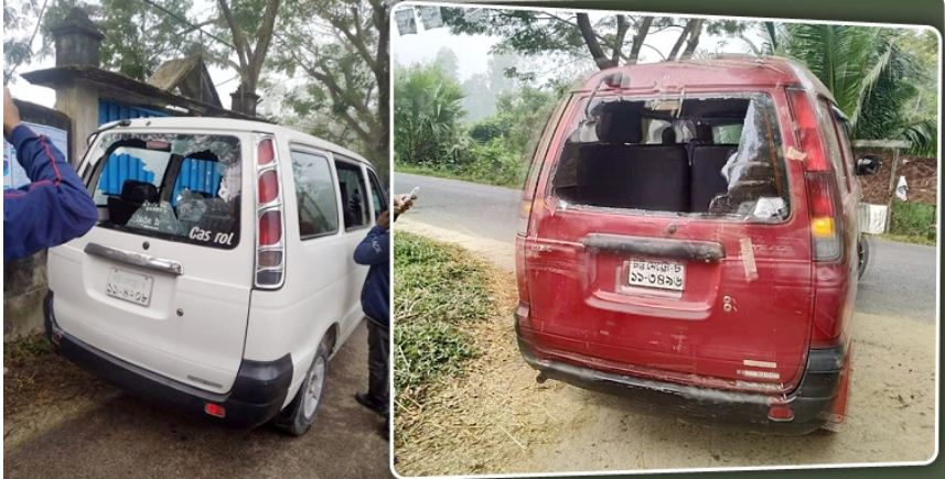 চট্টগ্রামে দুই চেয়ারম্যান প্রার্থীর সমর্থকদের সংঘর্ষ, গাড়ি ভাঙচুর