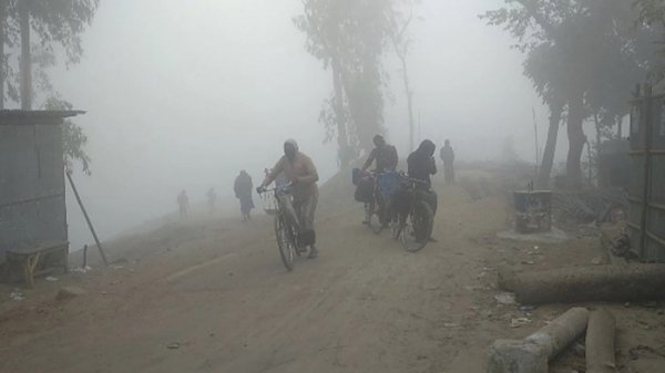 তিস্তাপাড়ে হাড় কাঁপানো শীত