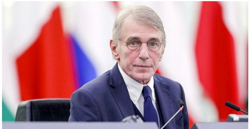 ইউরোপিয়ান পার্লামেন্টের প্রেসিডেন্ট ডেভিড সাসোলি মারা গেছেন