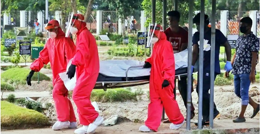 দেশে করোনায় ২৪ ঘন্টায় ৩৪ জনের মৃত্যু, শনাক্ত ১২১৮৩