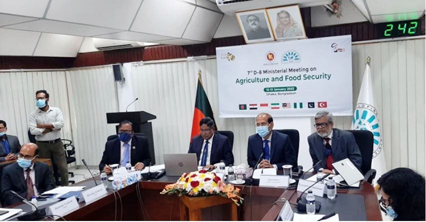 ক্লাইমেট স্মার্ট কৃষি প্রযুক্তির উন্নয়নে সম্মত ডি-৮