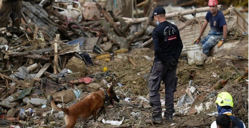 কলম্বিয়ায় ভূমিধসে নিহত ১৪