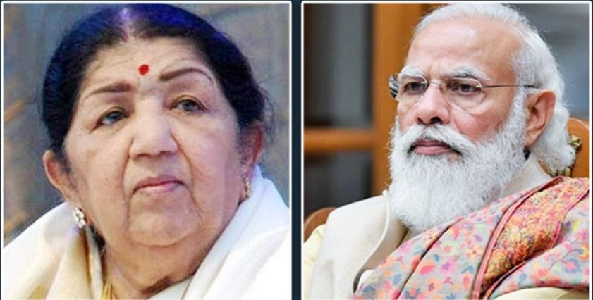 মহাশূন্যতা রেখে গেলেন লতা দিদি: মোদী