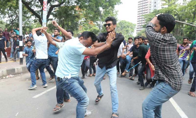 ঢাবিতে সংঘর্ষের পর মামলা ছাত্রদল নেতাদের বিরুদ্ধে