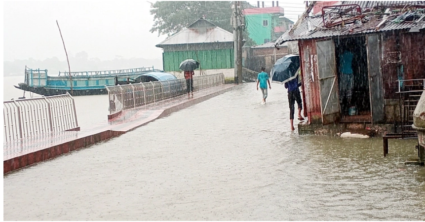 সুরমার পানি বিপৎসীমার ওপরে, সিলেটে বন্যার শঙ্কা